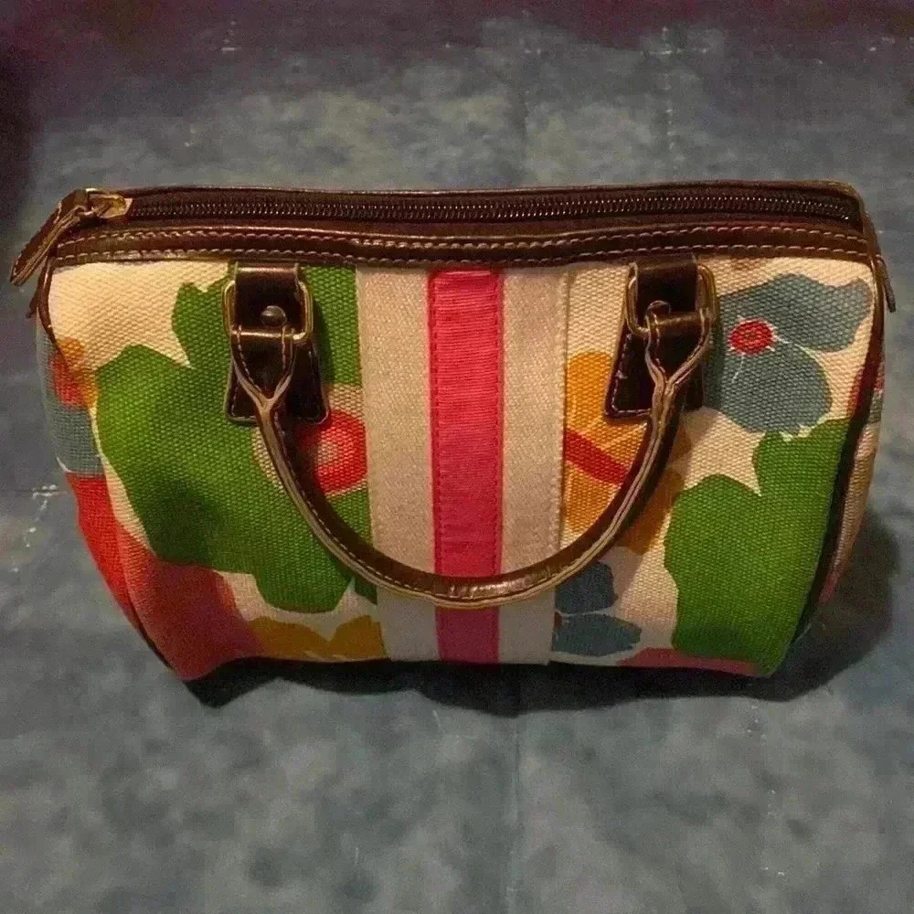 Vintage 2000’s Victoria Secret multi color satchel handbag